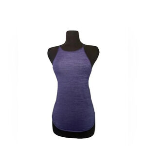 Lululemon Halter Tank Top open Back Athletic Lightweight Purple Size 2